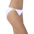 thumbnail image 2 of Vanity Fair Womens Body Shine Illumination String Bikini, 6, Star White, 2 of 2