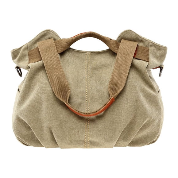 TopLLC Women's Shoulder Bags Vintage Canvas Daily Purse Handle Shoulder Tote Shopper Handbag shoulder bags