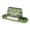 Green, variant on KLKCMS 5 Hole Mini Punch Bookbinding Paper Puncher for Journal Page Deskfax Receipt Clear White