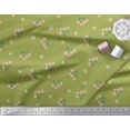 thumbnail image 2 of Soimoi Poly Georgette Fabric Leaves & Wild Flower Floral Decor Fabric Printed Yard 52 Inch Wide, 2 of 3