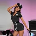 thumbnail image 2 of Kcodviy Carnaval pour Dames Policière Cosplay Vêtements Gothiques Grande Taille Vêtements Gothiques pour Femmes Vêtements d'Été Gothiques Robe Médiévale pour Femmes Grande Taille Robe Gothique pour Femmes, 2 of 7