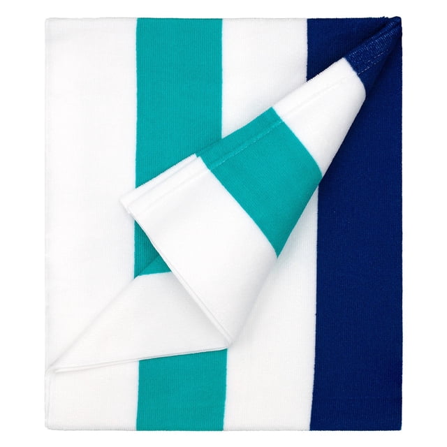 Popular Home Essentials, Cotton Oversized Beach Towel Large 70 X 35 Inch Pool Towel Rose Red Striped Swimming Cabana Towel Water Absorbent Quick Drying Towel Swimming Towel
