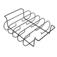 thumbnail image 2 of Rib Smoking Rack, Hold 4 Ribs Rib Rack Air Circulation  For Barbecuing, 2 of 8