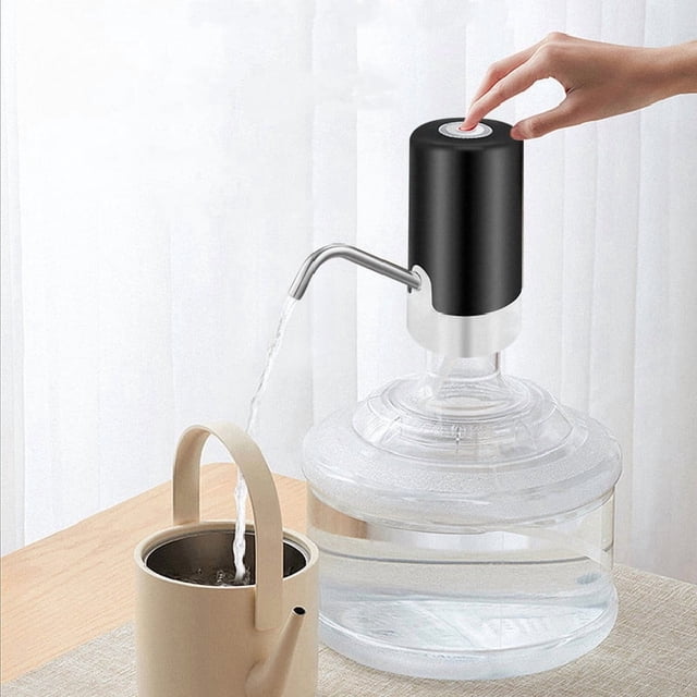 Water Bottle Pump with Automatic Water Dispenser | Rechargeable Drinking Water Pumping Device | Portable Electric Water Suction Pump for Home Kitchen Office