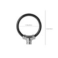 thumbnail image 3 of Lock Thickened Steel Cable Lock Alloy Ring Lock Waterproof Antishear Can Be Used In Combination Antitheft Locks, 3 of 7