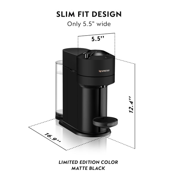 Nespresso Vertuo Next Coffee and Espresso Machine by De'Longhi
