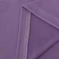 thumbnail image 3 of IROINID Deals Womens Plus Size Tops Fall Long Sleeve Stretch Slim Fitted T-Shirt Blouse Solid Basic Tops,Purple, 3 of 7
