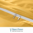 thumbnail image 4 of 500 TC 100% Egyptian Cotton Duvet Cover Zipper Closur Ultra Soft Durable and Fade Resistant Solid Pattern, 4 of 7