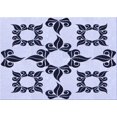 thumbnail image 1 of Ahgly Company Machine Washable Indoor Rectangle Transitional Lavender Blue Area Rugs, 6' x 9', 1 of 7