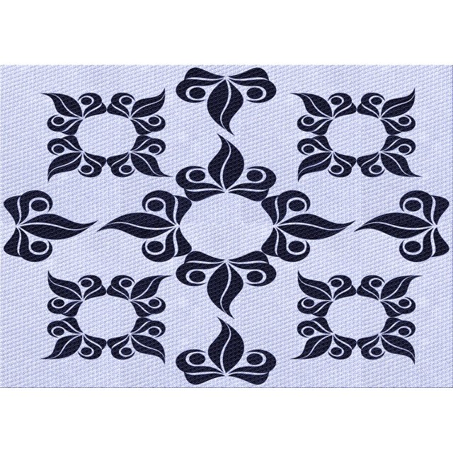 Ahgly Company Machine Washable Indoor Rectangle Transitional Lavender Blue Area Rugs, 6' x 9'