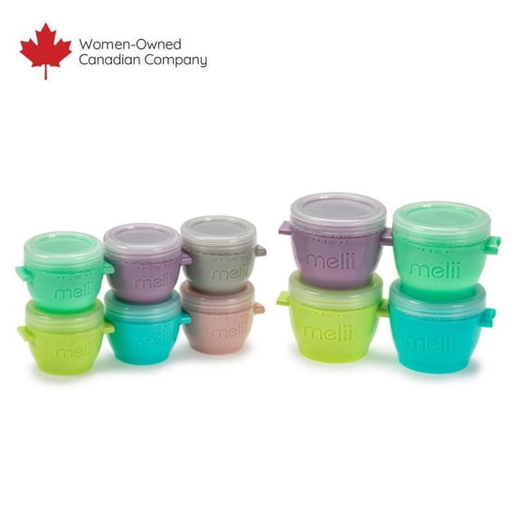 melii Capsules Snap & Go - 6x2oz + 4x4oz - 10 Pcs Total Ensemble