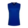 thumbnail image 2 of C2 Sport T-Shirt Sans Manches Col en V pour Femmes, TP, Royal, 2 of 2
