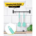 thumbnail image 4 of Bundlepro Pack of 2 Silicone Spatulas Turners, Non Stick Slotted and Solid Kitchen Utensils, 4 of 6