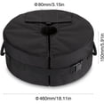 thumbnail image 3 of Sac de Poids pour Parasol de Patio, Sac de Poids pour Parasol Rond de 46 cm avec Base en Sable Détachable et Support Résistant aux Intempéries, Convient aux Parasols Déportés, aux Supports de Parasol Ou aux Perches, 3 of 5