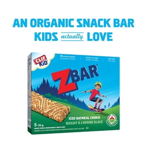 Clif Kid Zbar Iced Oatmeal Cookie Energy Organic Bar