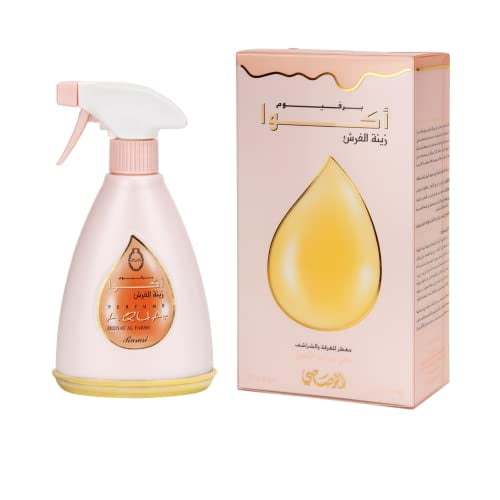 Aqua Zeenath Al Farsh Air Freshener - 375 ML (12.7 oz) | Aromatic Essential Oil Spray | Vibrant Citrus Blended with Woody Notes | Long Lasting Room Fr