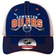 thumbnail image 1 of Youth Edmonton Oilers Lockup Meshback Adjustable Hat - Size Youth, 1 of 5