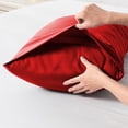 thumbnail image 4 of LSLJS Medium Cool Pillowcase Pillow Pouch Brushed Fabric Pillowcase Cool Pillowcase Suitable for Sound Sleepers Soft Breathable Pillowcase Envelope Closure 20X26 Ft., Home Accessories, 4 of 6