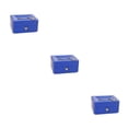 thumbnail image 4 of ZheElen Lightweight Portable Metal Money Box - Cash Safe And Organized Easy To Money Box With Double Layer blue 3Set, 4 of 6