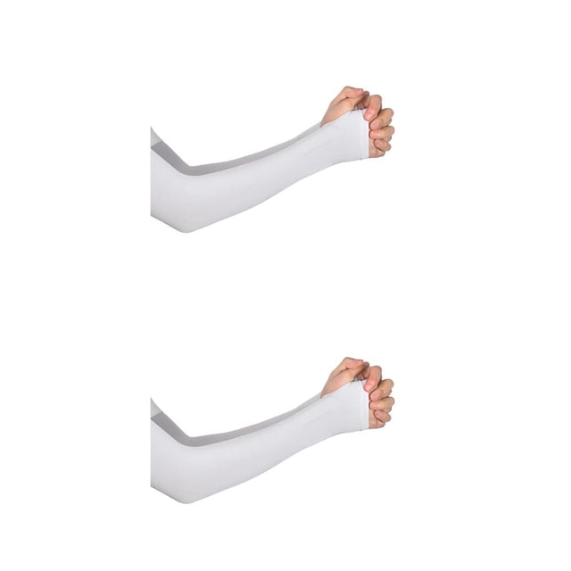 maskred Cycling Glove Accessory Hand Arm Protector Protection Breathable Half Finger Sleeve Running Camping Fishing Driving No.4 2Set