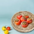 thumbnail image 4 of 4 Pcs Paper Plate Holder 10 Inch Round Woven Plate Holder Reusable Paper Plate Holders For Picnic Party, 4 of 6