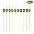 thumbnail image 1 of Cqxid Wine Rack Decoration Under $5 50pc Bamboo Pick Buffet Fruit Fork Party Dessert Stick Cocktail Skewer, 1 of 8