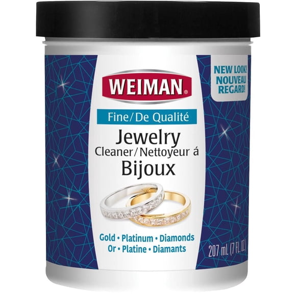 Nettoyant pour bijoux Weiman pour or, or blanc et pierres précieuses, 200 g