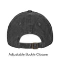 thumbnail image 2 of ZICANCN Casquette de Baseball Ajustable pour Femmes, Casquettes Motif Alphabet J pour Hommes Adultes en Denim de Coton Lavé Mode, Noir, 2 of 6