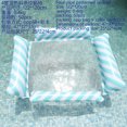 thumbnail image 1 of XINQUKJFloating Floating Lounger Inflatable Pool Mat Floating Beach Recliner Bed Chair Swimming Air Mattress Pool Party Toy, 1 of 21