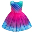 thumbnail image 2 of HAWEE Déguisement de Princesse Robe Courte Mermaid Princesse Tenue de Fête d'Anniversaire Cosplay pour Filles, 2 of 7