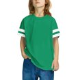 thumbnail image 3 of RXIRUCGD 2025 Vêtements d'Été pour Enfants, T-shirt à Rayures pour Garçons et Filles, Mode Mignon, Col Rond, Manches Courtes, 3 of 7