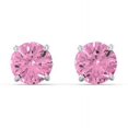 thumbnail image 1 of 1 Carat Solitaire Stud Earrings in 10K White Gold, 1 of 2