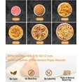 thumbnail image 4 of 200 Pcs Feuilles de Papier Parchemin pour Cuisson Rondes 10 Pouces, Moules à Gâteau Ronds Doublures en Papier Parchemin, Cercles de Papier Parchemin Antiadhésifs pour Cuisson, Moule à Cuisson pour Friteuse à Air Chaud Cuisson à la Vapeur Coupe à Pain Gâteau (Blanc-10), 4 of 7