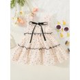 thumbnail image 2 of Kmbangi Robes d'Été pour Bébés Filles, Robe Débardeur Sans Manches à Nœud devant à Pois pour 9M-3Y, 2 of 9
