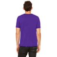 thumbnail image 2 of BELLA+CANVAS T-Shirt Jersey à Col en V pour Homme, TP, Violet Équipe, 2 of 3