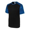 thumbnail image 1 of Gravity Threads CamoHex Athletic T-Shirt - Black/True Royal - X-Large, 1 of 1