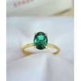 thumbnail image 1 of Colombian Emerald ring, Handmade Emerald Anniversary Ring For Girlfriend, Unique Natural Emerald Ring, Special Emerald Ring, 1 of 1