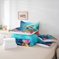 thumbnail image 4 of YST Cartoon Sea Turtle 7-Piece Bedding Set, Ocean Theme, King, 4 of 4