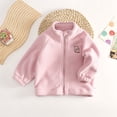 thumbnail image 2 of Girls Coats And Jackets Children'S Double Spring Spring Autumn Baby Pink Cute Fall Tops for Teen Girls ,5-6 Years, 2 of 3