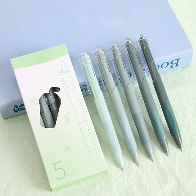 Smooth Writing Retractable Gel Pen Set 0.7mm Quick-Drying Ink for Office Home and College Note-taking Artistic Drawing