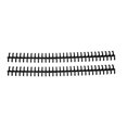 thumbnail image 1 of LAFGUR Binding Strip, PP Plastic Binding Spines, Black, 10 Count, 1 of 8