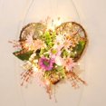 thumbnail image 4 of pitrice Couronne de Pâques Guirlande Œufs Colorés Intérieur Extérieur Couronne de Printemps Cœur, 4 of 9
