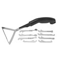 thumbnail image 4 of Caulking Remover, Efficient Metal Blade Black Anti Slip Caulking Tool 10PCS  For Residue, 4 of 8