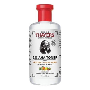 2% AHA Exfoliating Toner with Glycolic Acid, Lactic Acid and Witch Hazel