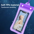 thumbnail image 3 of EGNMCR Pool Accessories, Sports & Outdoors Cell Phone Bag Swimming Hot Spring Sealed Phone Protection Hanging Cover Diving Cover Can Touchs Screen Phone Cover waterproof pouch, 3 of 5
