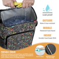 thumbnail image 3 of Scientific Formula and Laboratory Print Cooler Backpack, Insulated Leakproof Bag for School, Outdoor, and Study Travel, 3 of 6