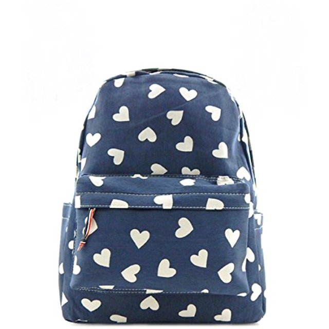 2Chique Boutique Coeur de femmes Imprimer la BackPack