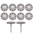 thumbnail image 1 of 10 Pcs Roues de Coupe Diamant 22mm Disque de Coupe avec 2 Pcs Mandrins 3mm Remplacement pour, 1 of 8