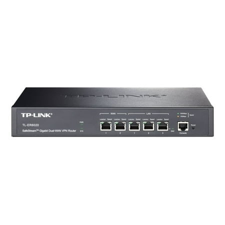 TP-Link SafeStream TL-ER6020 - Routeur Interrupteur 2 ports - 1GbE - ports WAN: 2 - Montable en Rack
