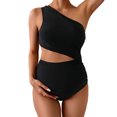 thumbnail image 1 of RXMEKW Maternity Swimsuit Off-Shoulder Backless Bikini with Drawstring for Women One-Piece Swimsuit for Pregnancy, 1 of 6